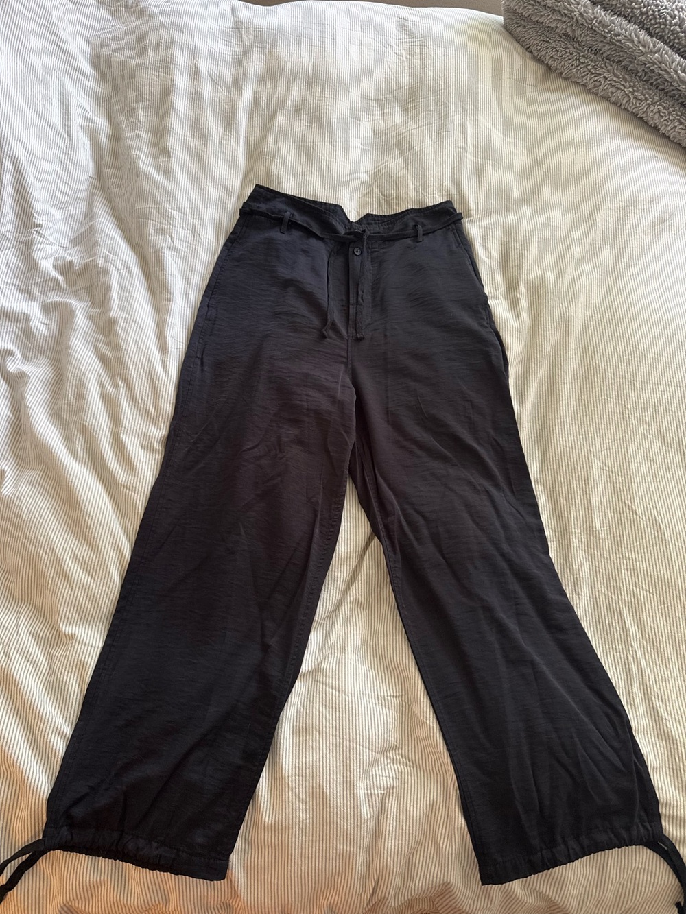 Anthropologie TINY Black Silky Trousers